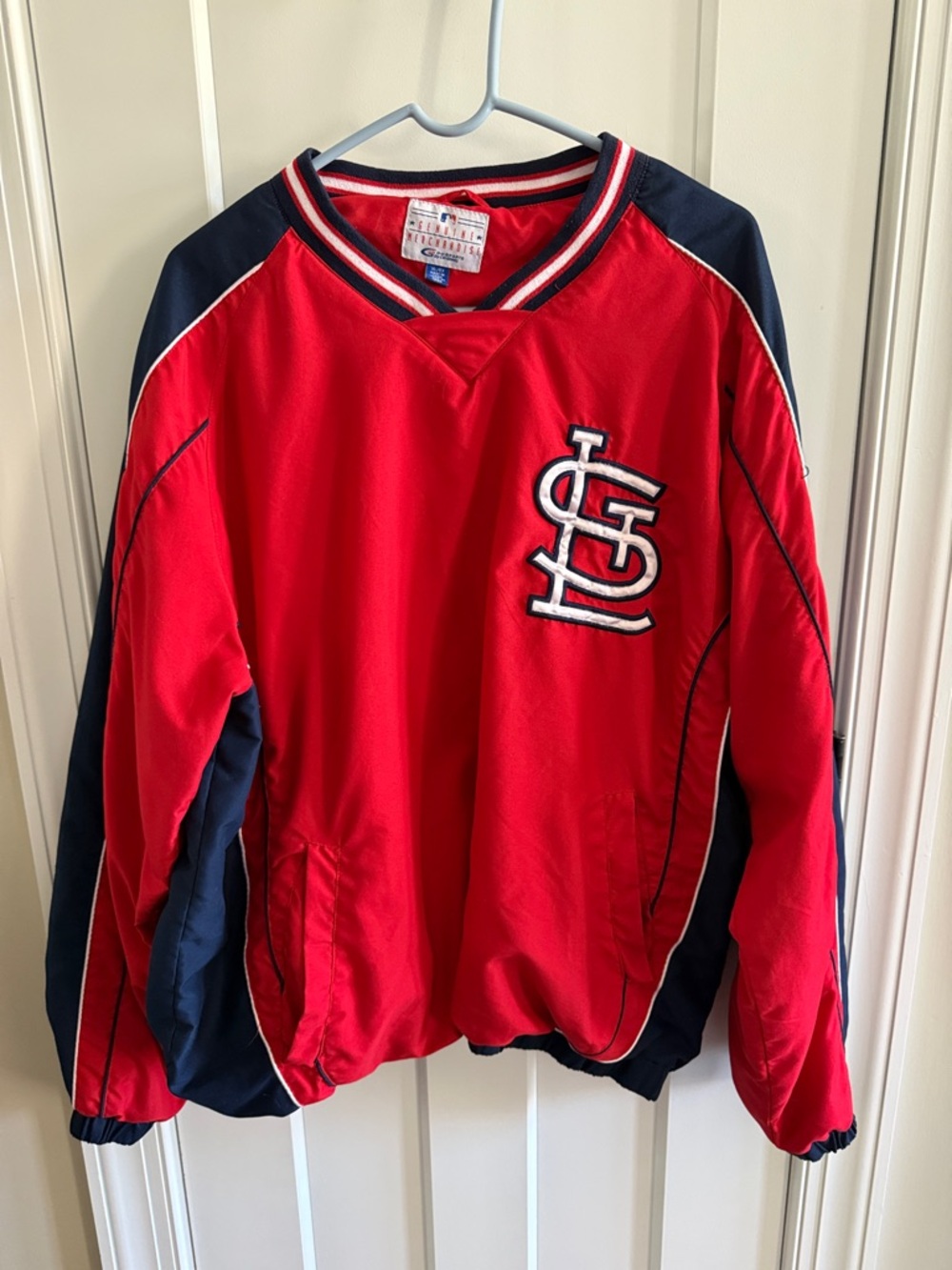 G-111 Red and Navy St. Louis Pullover Hoodie